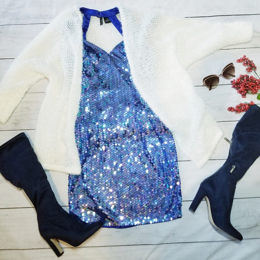 New Directions | Super Soft Fluffy white Cardigan
